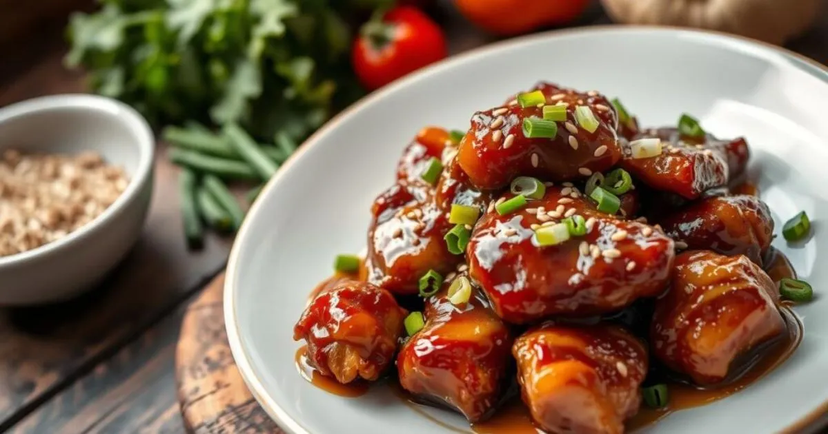 sticky chicken recipe