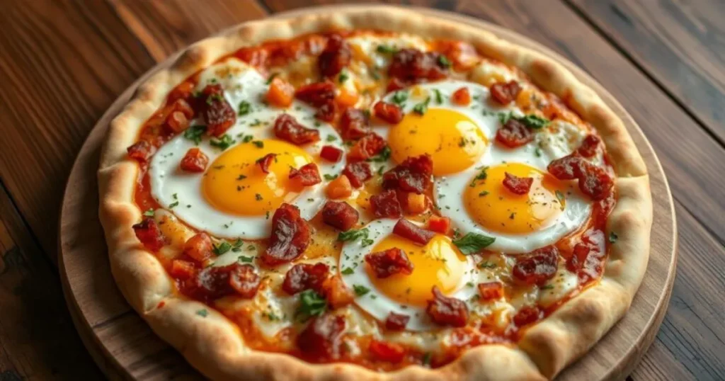 breakfast pizza