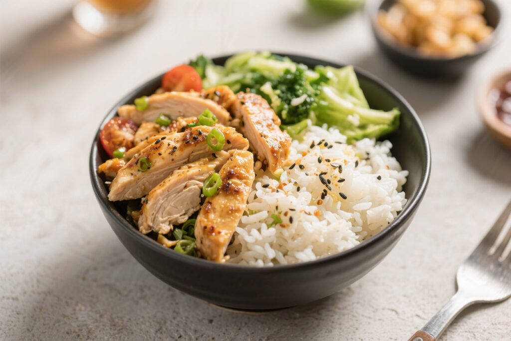 Chicken Rice Bowls – Quick Healthy Dinner Idea