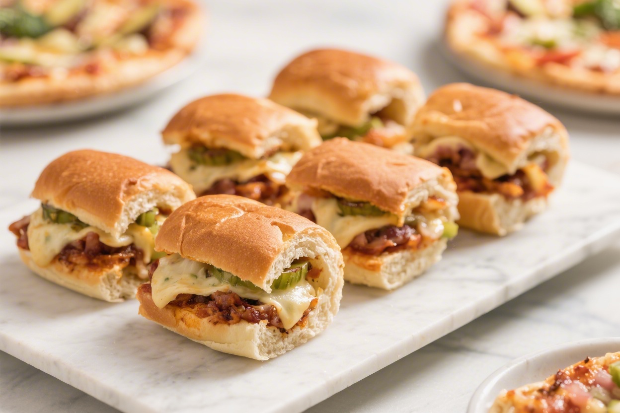 Hawaiian Roll Pizza Sliders (Perfect Party Food) – Easy, Cheesy Crowd-Pleaser