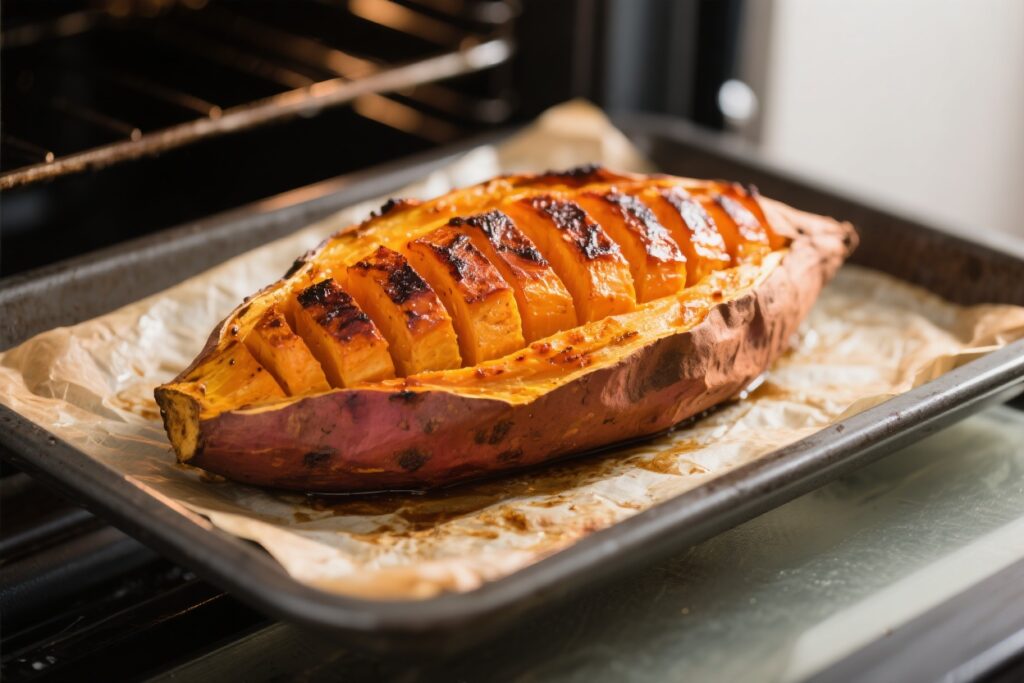 Perfect Whole Roasted Sweet Potatoes in the Oven – Simple, Tender, and Caramelized