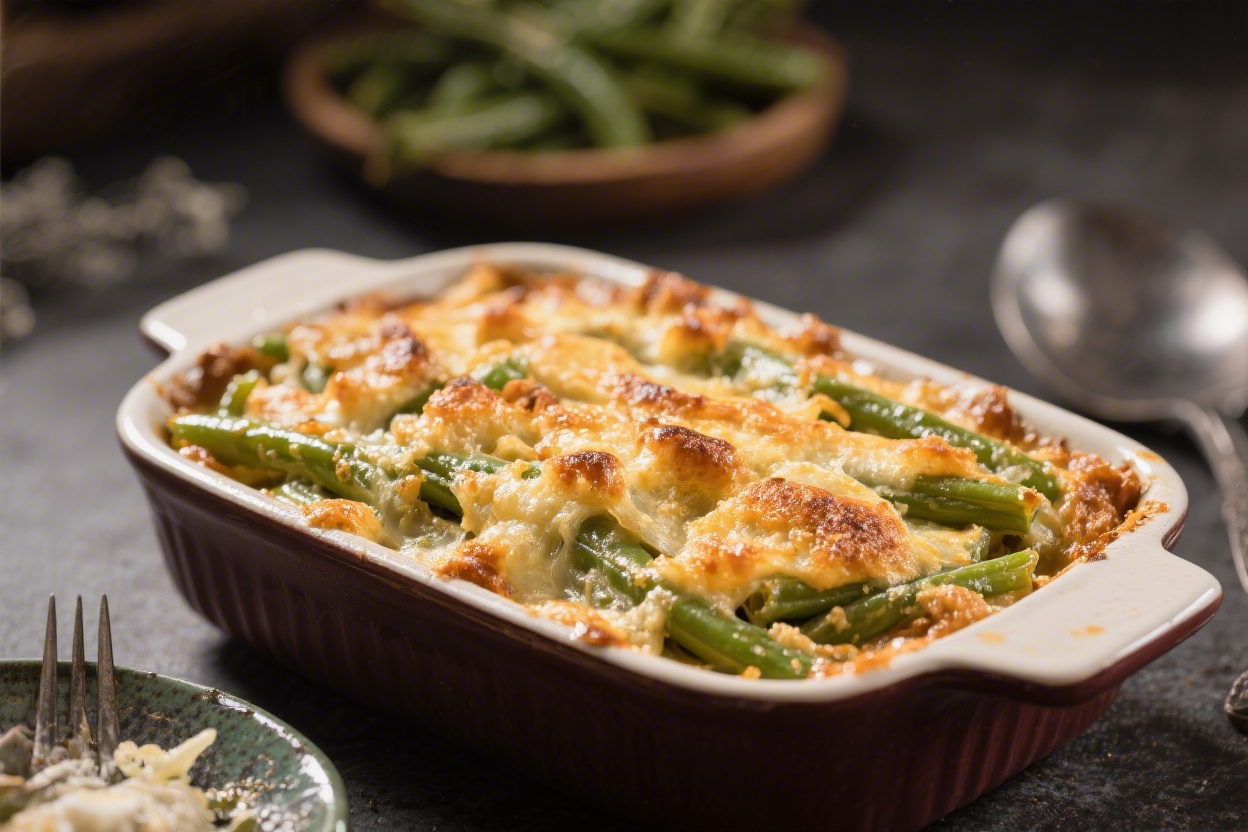 Traditional Green Bean Casserole Like Grandma Made – Cozy, Creamy, and Classic