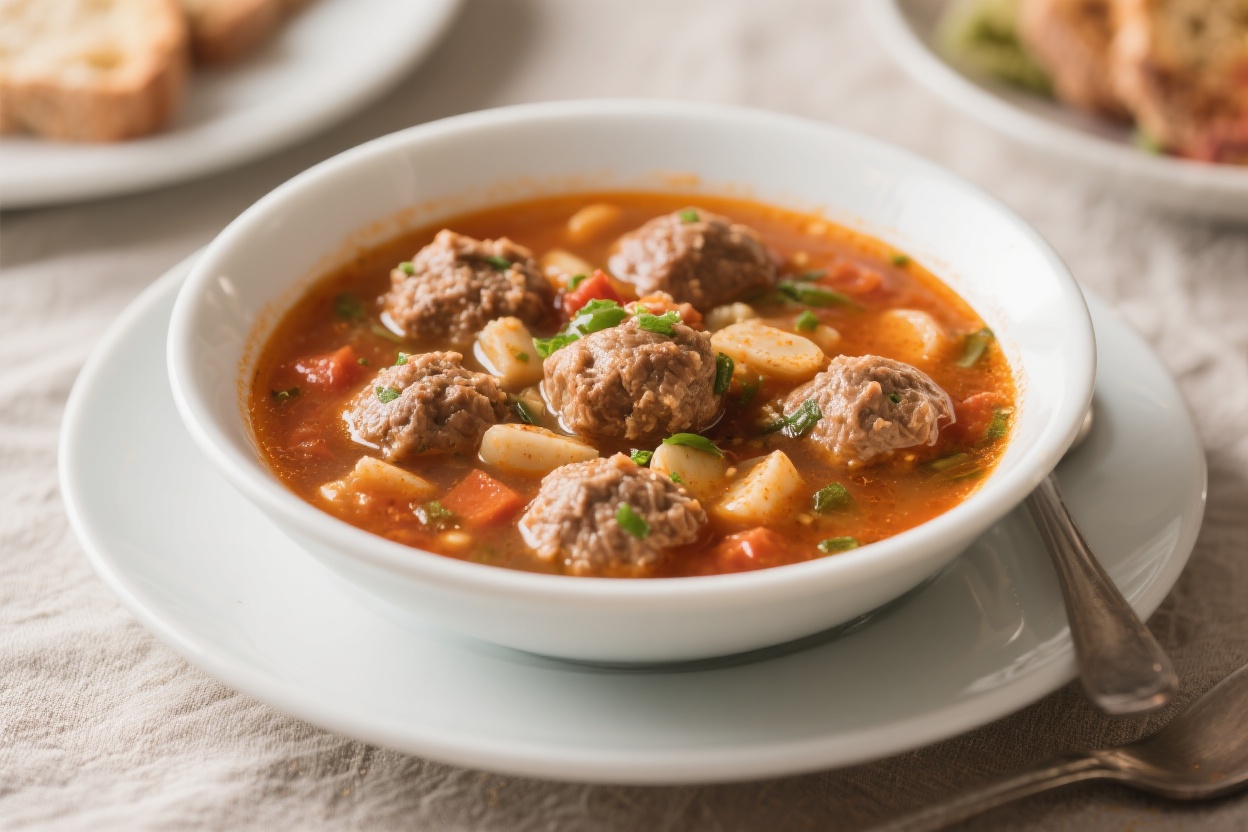 Meatball Soup – Hearty & Cozy Dinner Recipe