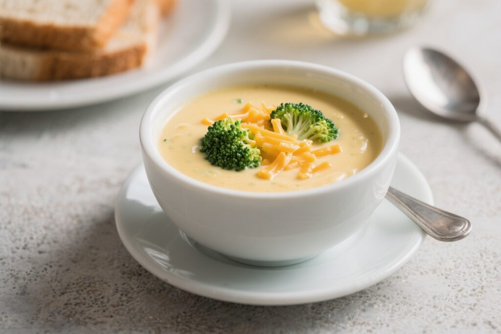 Broccoli Cheddar Soup – Creamy Cafe-Style Comfort Food