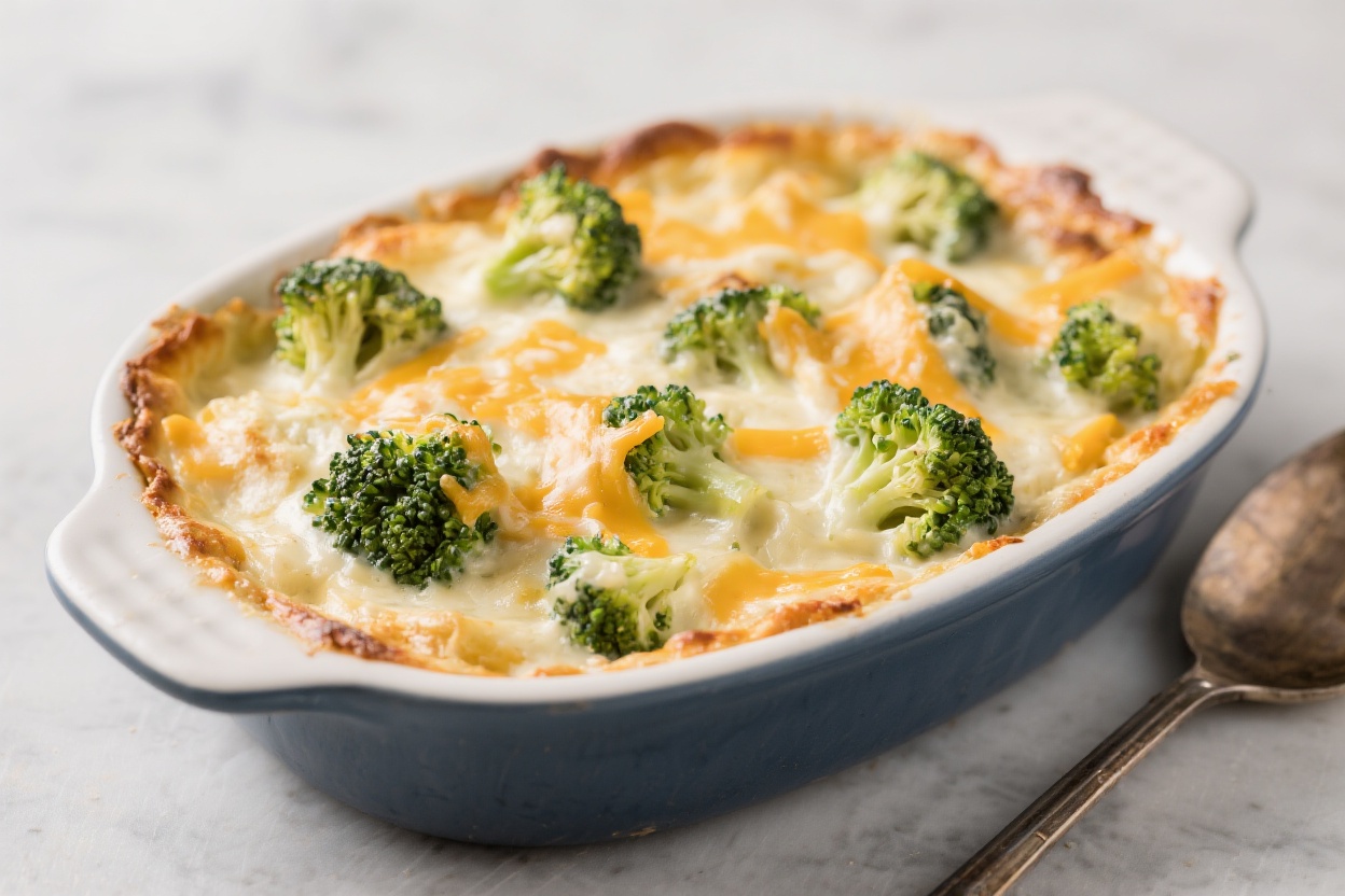 Creamy Broccoli and Cheese Casserole (Family Favorite) – Cozy, Comforting, and Easy