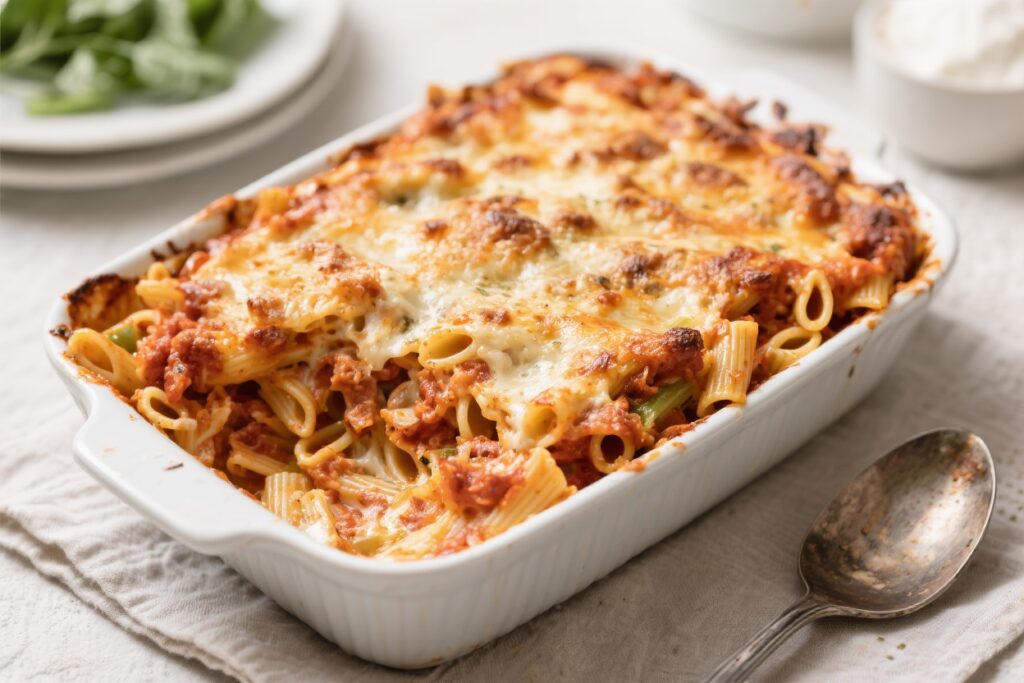 Ina Garten Baked Ziti Recipe That’s Comfort Food Perfection – Cozy, Cheesy, and Crowd-Pleasing